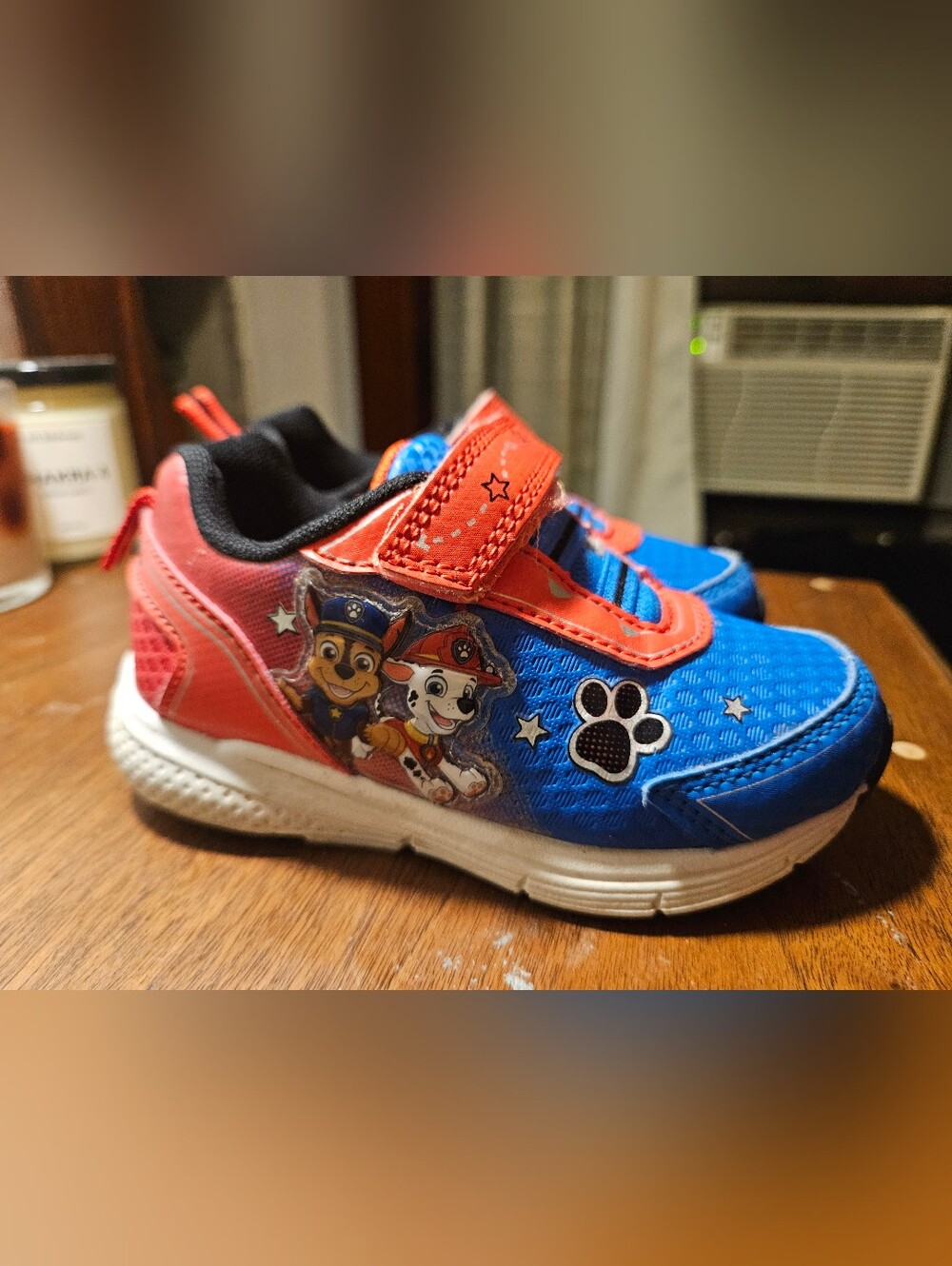 Toddler Paw Patrol Sneakers in Blue and Red